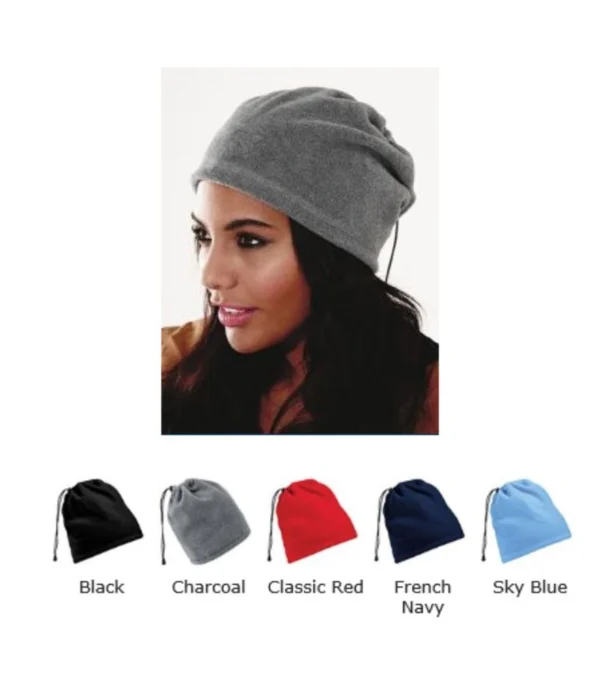 Beechfield BB285 Suprafleece hat/neck warmer